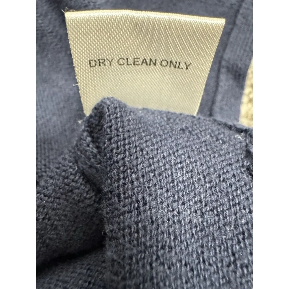 EUC Central Park West 'Brooklyn' Blue Crew Neck Oversized Sweater Tunic Sz S